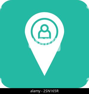 Location Vector Icon Design Illustration Stock Vector