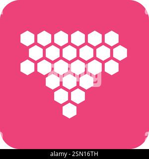 Honeycomb Vector Icon Design Illustration Stock Vector
