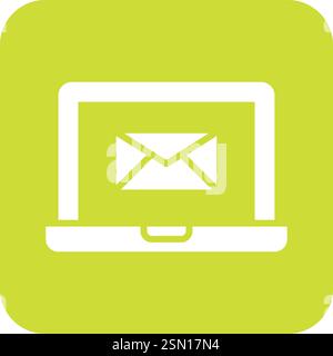 Email Marketing Vector Icon Design Illustration Stock Vector
