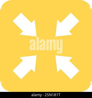 Resize Vector Icon Design Illustration Stock Vector