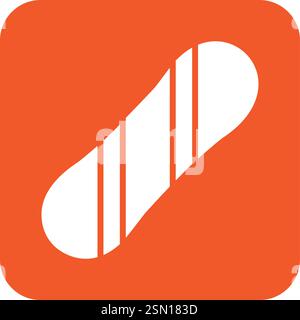 Snowboard Vector Icon Design Illustration Stock Vector
