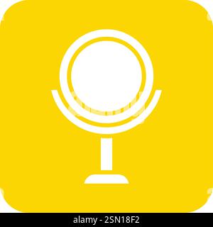 Mirror Vector Icon Design Illustration Stock Vector