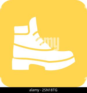 Boots Vector Icon Design Illustration Stock Vector