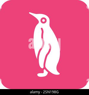 Penguin Vector Icon Design Illustration Stock Vector