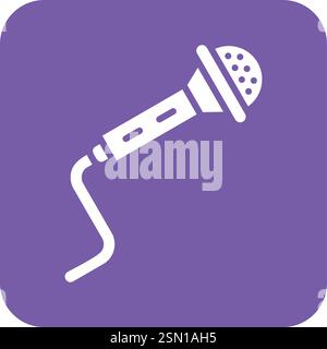 Microphone Vector Icon Design Illustration Stock Vector