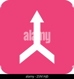 Merge Vector Icon Design Illustration Stock Vector