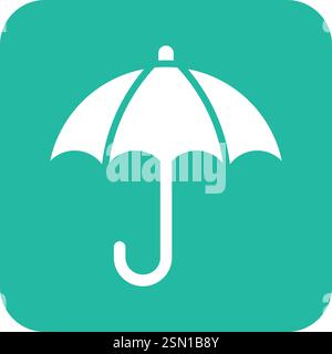 Umbrella Vector Icon Design Illustration Stock Vector