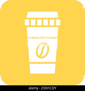 Coffee Cup Vector Icon Design Illustration Stock Vector