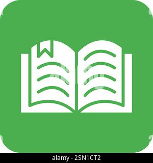 Reading Vector Icon Design Illustration Stock Vector