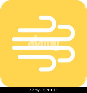 Wind Vector Icon Design Illustration Stock Vector