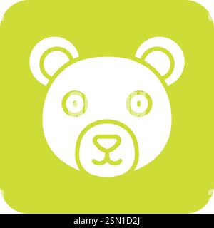 Bear Vector Icon Design Illustration Stock Vector