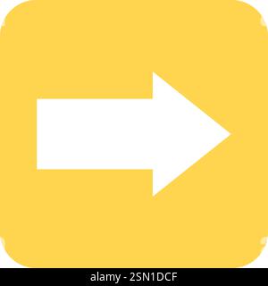 Right arrow Vector Icon Design Illustration Stock Vector