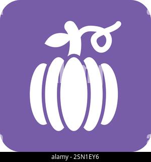 Pumpkin Vector Icon Design Illustration Stock Vector