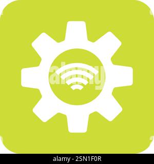 Gear Vector Icon Design Illustration Stock Vector
