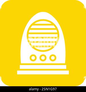 Heater Vector Icon Design Illustration Stock Vector