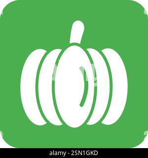 Pumpkin Vector Icon Design Illustration Stock Vector