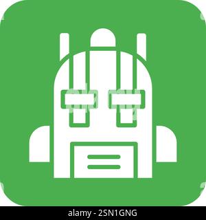 Bagpack Vector Icon Design Illustration Stock Vector