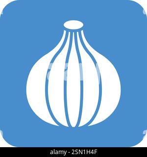 Onion Vector Icon Design Illustration Stock Vector