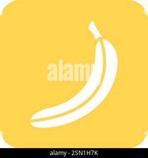 Banana Vector Icon Design Illustration Stock Vector