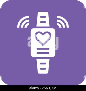 Smartwatch Vector Icon Design Illustration Stock Vector