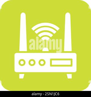 Router Vector Icon Design Illustration Stock Vector