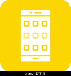 Apps Vector Icon Design Illustration Stock Vector