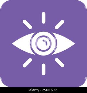 Eye Vector Icon Design Illustration Stock Vector