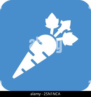 Reddish Vector Icon Design Illustration Stock Vector