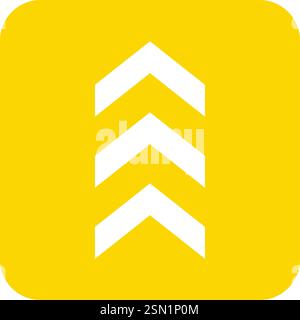 Chevron Vector Icon Design Illustration Stock Vector