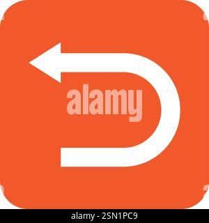 Return Vector Icon Design Illustration Stock Vector
