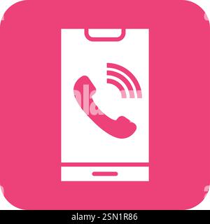 Call Vector Icon Design Illustration Stock Vector