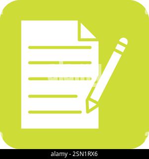 Write Vector Icon Design Illustration Stock Vector