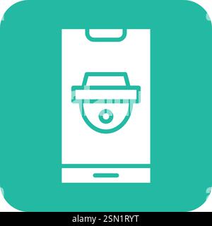 Cctv Vector Icon Design Illustration Stock Vector