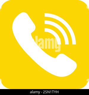Call Vector Icon Design Illustration Stock Vector
