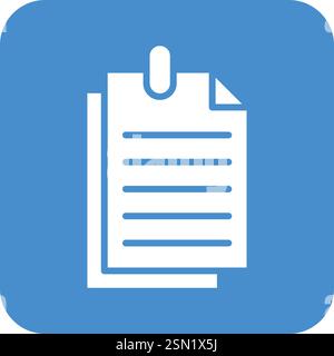 Sticky note Vector Icon Design Illustration Stock Vector