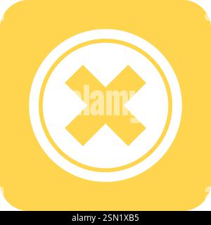 Close Vector Icon Design Illustration Stock Vector