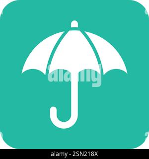 Umbrella Vector Icon Design Illustration Stock Vector