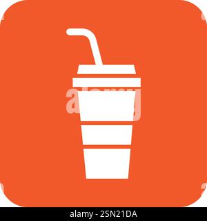 Drink Vector Icon Design Illustration Stock Vector