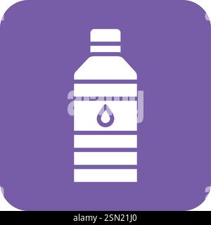 Water bottle Vector Icon Design Illustration Stock Vector