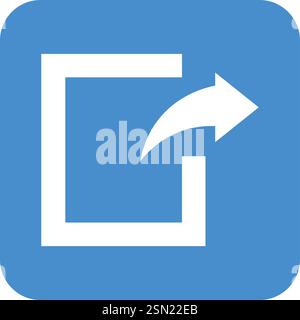 Export Vector Icon Design Illustration Stock Vector