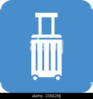 Luggage Vector Icon Design Illustration Stock Vector