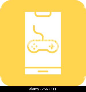 Game Vector Icon Design Illustration Stock Vector