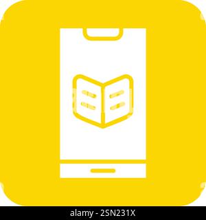 Ebook Vector Icon Design Illustration Stock Vector