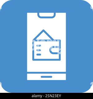 Wallet Vector Icon Design Illustration Stock Vector