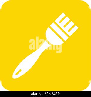 Pastry brush Vector Icon Design Illustration Stock Vector