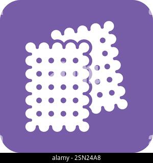 Biscuit Vector Icon Design Illustration Stock Vector