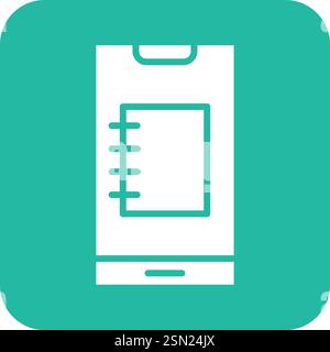 Contacts Vector Icon Design Illustration Stock Vector