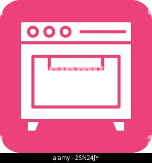 Oven Vector Icon Design Illustration Stock Vector