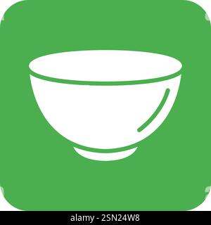 Bowl Vector Icon Design Illustration Stock Vector