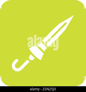 Closed umbrella Vector Icon Design Illustration Stock Vector